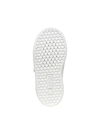 GIRLS' SNEAKERS - GEOX WHITE-YELLOW - B555MA 000BC 7