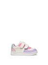 GIRLS' SNEAKERS - GEOX WHITE-LILAC - B555MA 000BC 1