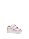 GIRLS' SNEAKERS - GEOX WHITE-LILAC - B555MA 000BC 2
