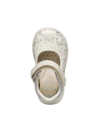 BALLERINA BAMBINA - GEOX BIANCO-ARGENTO - B556DB 054AJ 5
