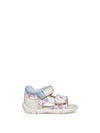 GIRL'S SANDALS - GEOX WHITE-BLUE - B556FC 05404 1