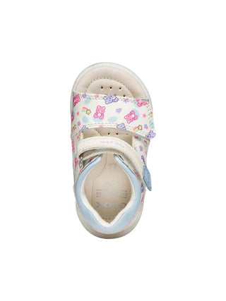 GIRL'S SANDALS - GEOX WHITE-BLUE - B556FC 05404 5