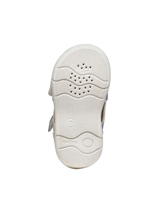 GIRL'S SANDALS - GEOX WHITE-BLUE - B556FC 05404 6