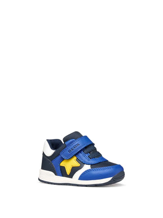 SNEAKERS BAMBINO - GEOX NAVY-GIALLO - B560RA 054FU 2