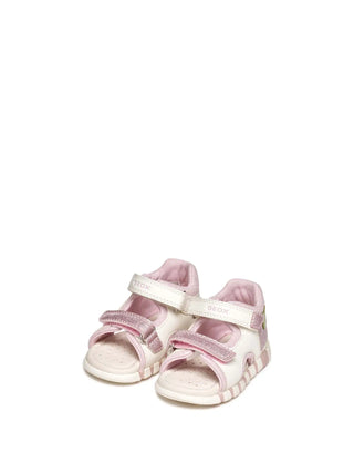 SANDALO BAMBINA - GEOX BIANCO-ROSA - B6517A 054GN 3