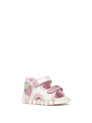 SANDALO BAMBINA - GEOX BIANCO-ROSA - B6517A 054GN 4