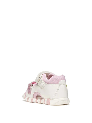 SANDALO BAMBINA - GEOX BIANCO-ROSA - B6517A 054GN 5