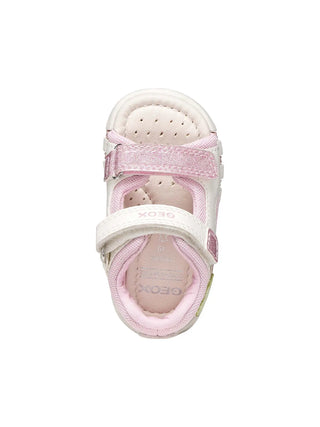 SANDALO BAMBINA - GEOX BIANCO-ROSA - B6517A 054GN 7