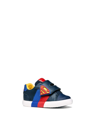CHILDREN'S SNEAKERS - GEOX NAVY-RED - B651NA 01054 2