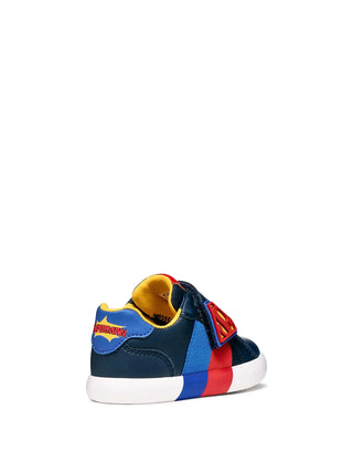CHILDREN'S SNEAKERS - GEOX NAVY-RED - B651NA 01054 4