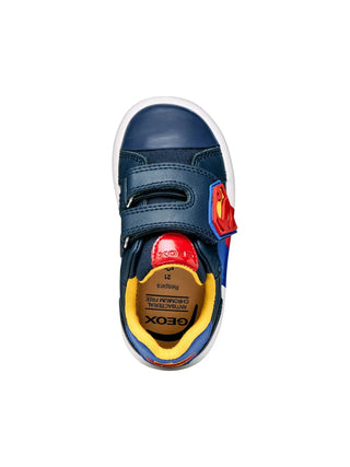 CHILDREN'S SNEAKERS - GEOX NAVY-RED - B651NA 01054 5