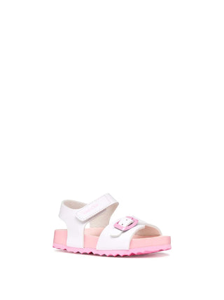 GIRL'S SANDAL - GEOX WHITE-PINK - B652RA 000BC 2