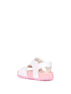 GIRL'S SANDAL - GEOX WHITE-PINK - B652RA 000BC 3
