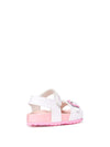 GIRL'S SANDAL - GEOX WHITE-PINK - B652RA 000BC 4