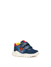 KIDS' SNEAKERS - GEOX NAVY-RED - B655RB 0BC22 2
