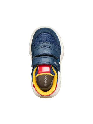 KIDS' SNEAKERS - GEOX NAVY-RED - B655RB 0BC22 5