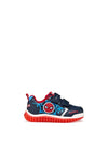 KIDS' SNEAKERS - GEOX NAVY - B655ZC 0BC14 1