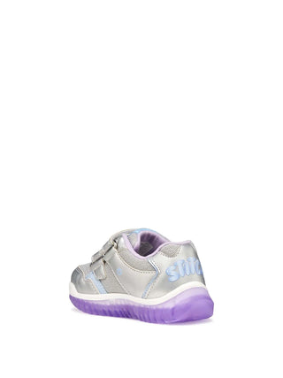 GIRLS' SNEAKERS - GEOX SILVER-LILAC - B6561C 0AJAS 3