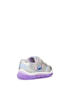 GIRLS' SNEAKERS - GEOX SILVER-LILAC - B6561C 0AJAS 4