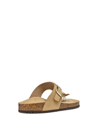 WOMEN'S FLIP-FLOPS - GEOX TAUPE - D35LSK 00032 4