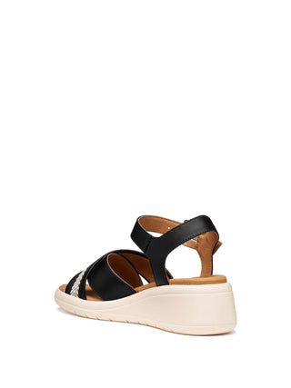 WOMEN'S SANDAL - GEOX BLACK - D550EG 05411 3