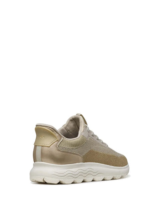 WOMEN'S SNEAKERS - GEOX SAND-GOLD - D567MA 06KNF 4