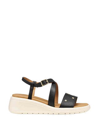 SANDALO DONNA - GEOX NERO - D650EA 000BC
