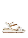 WOMEN'S SANDAL - GEOX WHITE-GOLD - D650JA 054AJ 1