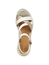 WOMEN'S SANDAL - GEOX WHITE-GOLD - D650JA 054AJ 5