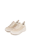 WOMEN'S SNEAKERS - GEOX BEIGE-GOLD - D651FB 09BBN 3