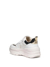 WOMEN'S SNEAKERS - GEOX WHITE-GOLD - D651FB 09BBN 3