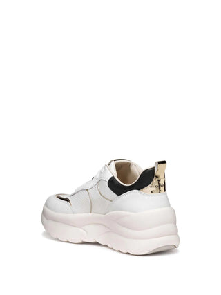 WOMEN'S SNEAKERS - GEOX WHITE-GOLD - D651FB 09BBN 3