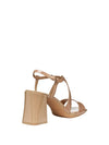 SANDALO DONNA - GEOX MARRONE - D652KA 00066 4
