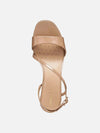 SANDALO DONNA - GEOX MARRONE - D656JA 00066 3