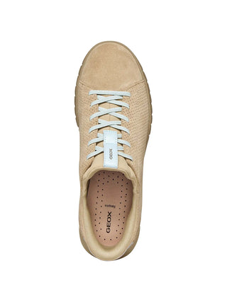 WOMEN'S SNEAKERS - GEOX CREAM - D657SC 022BC 5