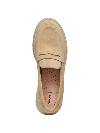 MOCASSINO DONNA - GEOX CREMA - D659AB 00022 5