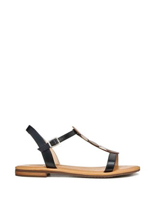 SANDALO DONNA - GEOX NERO - D65LXE 0N61J