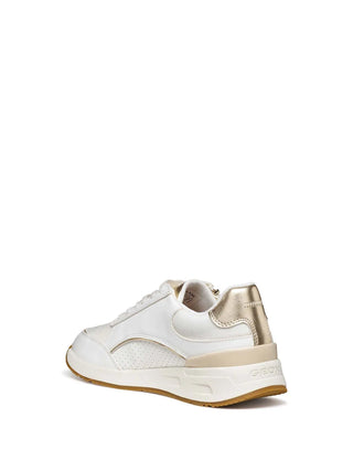 WOMEN'S SNEAKERS - GEOX WHITE-GOLD - D65NQB 05411 3