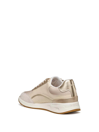 WOMEN'S SNEAKERS - GEOX BEIGE-GOLD - D65NQB 054AC 3