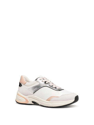WOMEN'S SNEAKERS - GEOX WHITE-SILVER - D65YLA 014BN 2