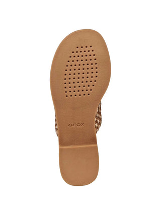 WOMEN'S FLAT SHOE - GEOX CAMEL - D65YMG 0KFKY 6