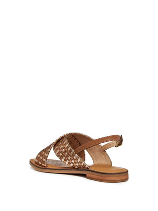 WOMEN'S SANDAL - GEOX CAMEL - D65YMN 0KFKY 3