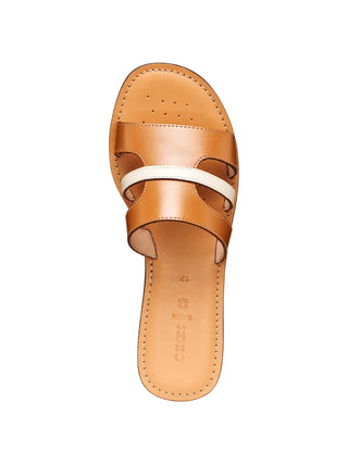 WOMAN SANDALS - GEOX CAMEL - D65YMP 0001J 5