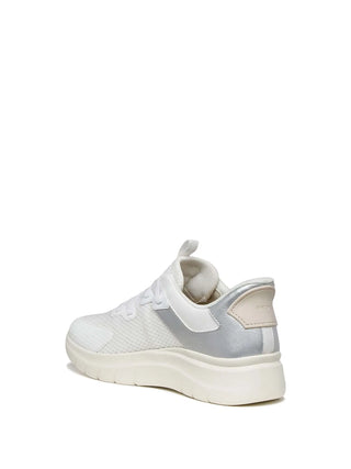 WOMEN'S SNEAKERS - GEOX WHITE-SILVER - D670JB 014AJ 3