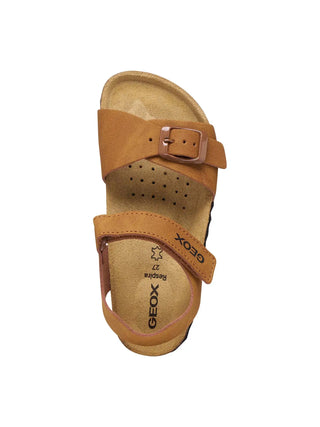 SANDALO RAGAZZO - GEOX MARRONE - J028LB 0002V 5