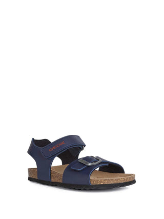 BOY'S SANDAL - GEOX NAVY-RED - J028LB 00054 2