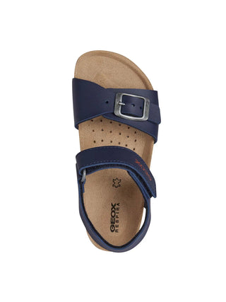 BOY'S SANDAL - GEOX NAVY-RED - J028LB 00054 5