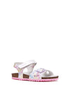 GIRL'S SANDAL - GEOX WHITE-PINK - J158MC 000FC 2