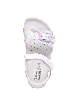 GIRL'S SANDAL - GEOX WHITE-PINK - J158MC 000FC 5