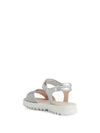 GIRL'S SANDAL - GEOX SILVER - J256EB 0NFEW 3